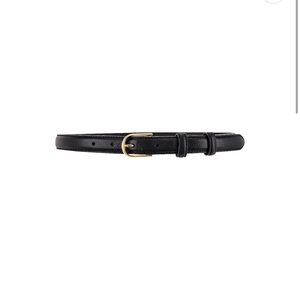 NILI LOTAN | Jane Belt in Black and Shiny Brass